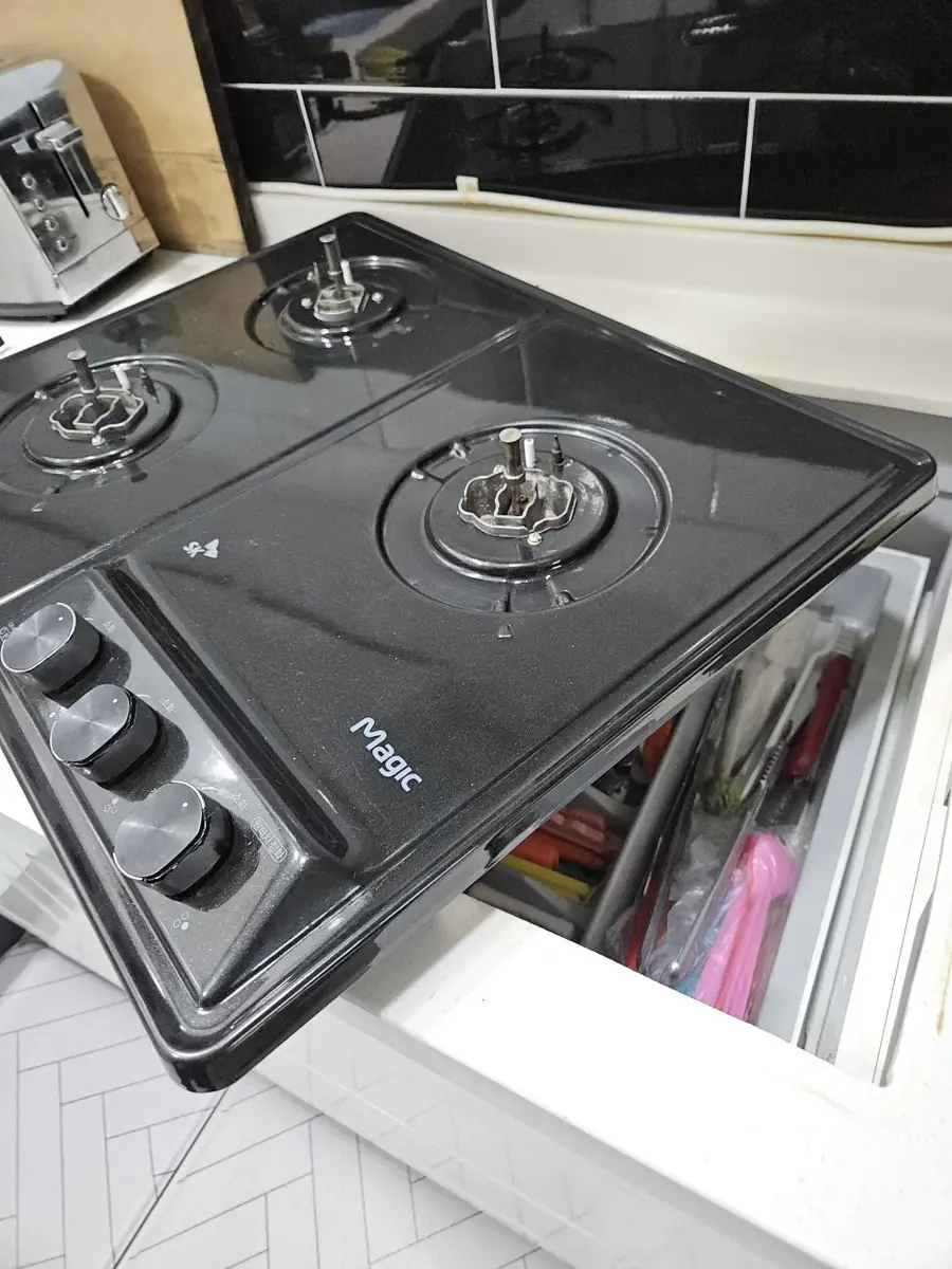 SK매직 GRA-B3218D 가스레인지고 장 당일 교체 비용 용인시 시공 사진 4