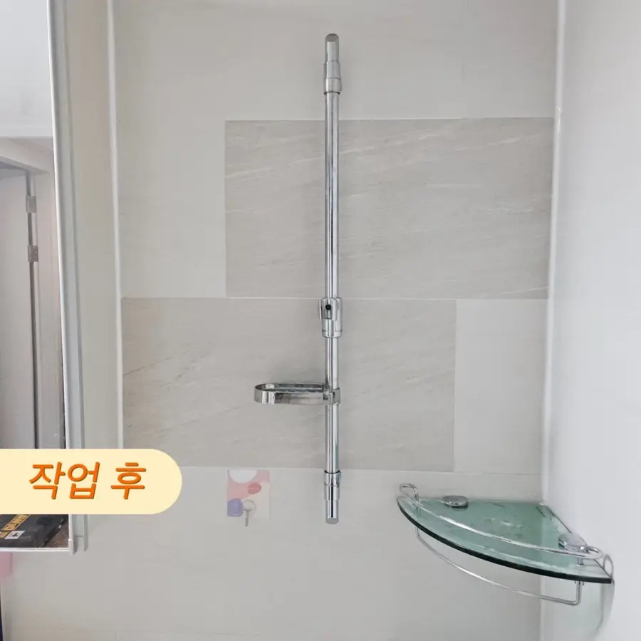 남양주 타일 교체 화장실 벽타일 터짐 들뜸 깨짐 다산동 남양주시 아파트 — 시공 후