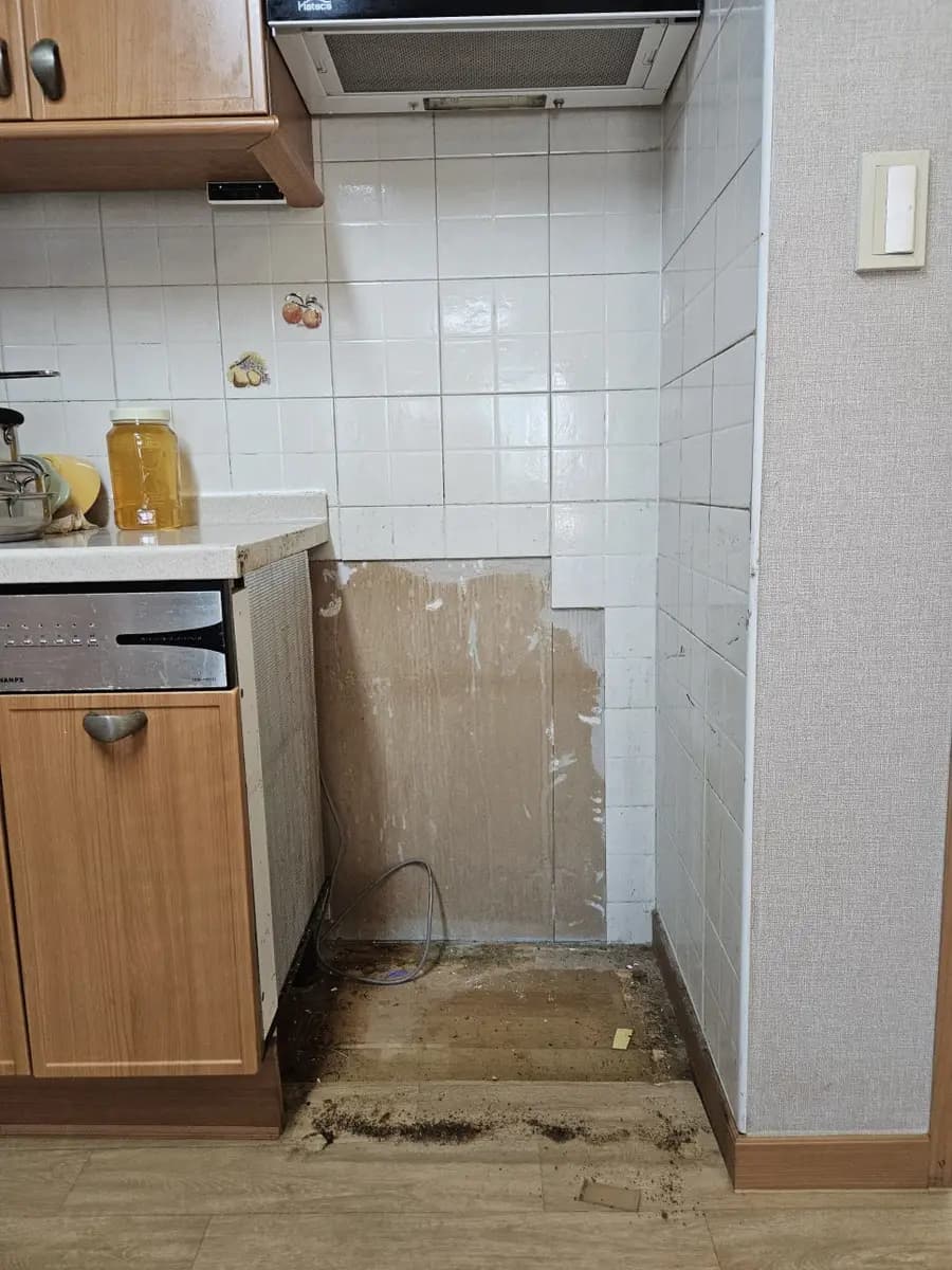 용인수지 가스오븐렌지철거 잘하는 곳 반드시 · 수원시 — 시공 후
