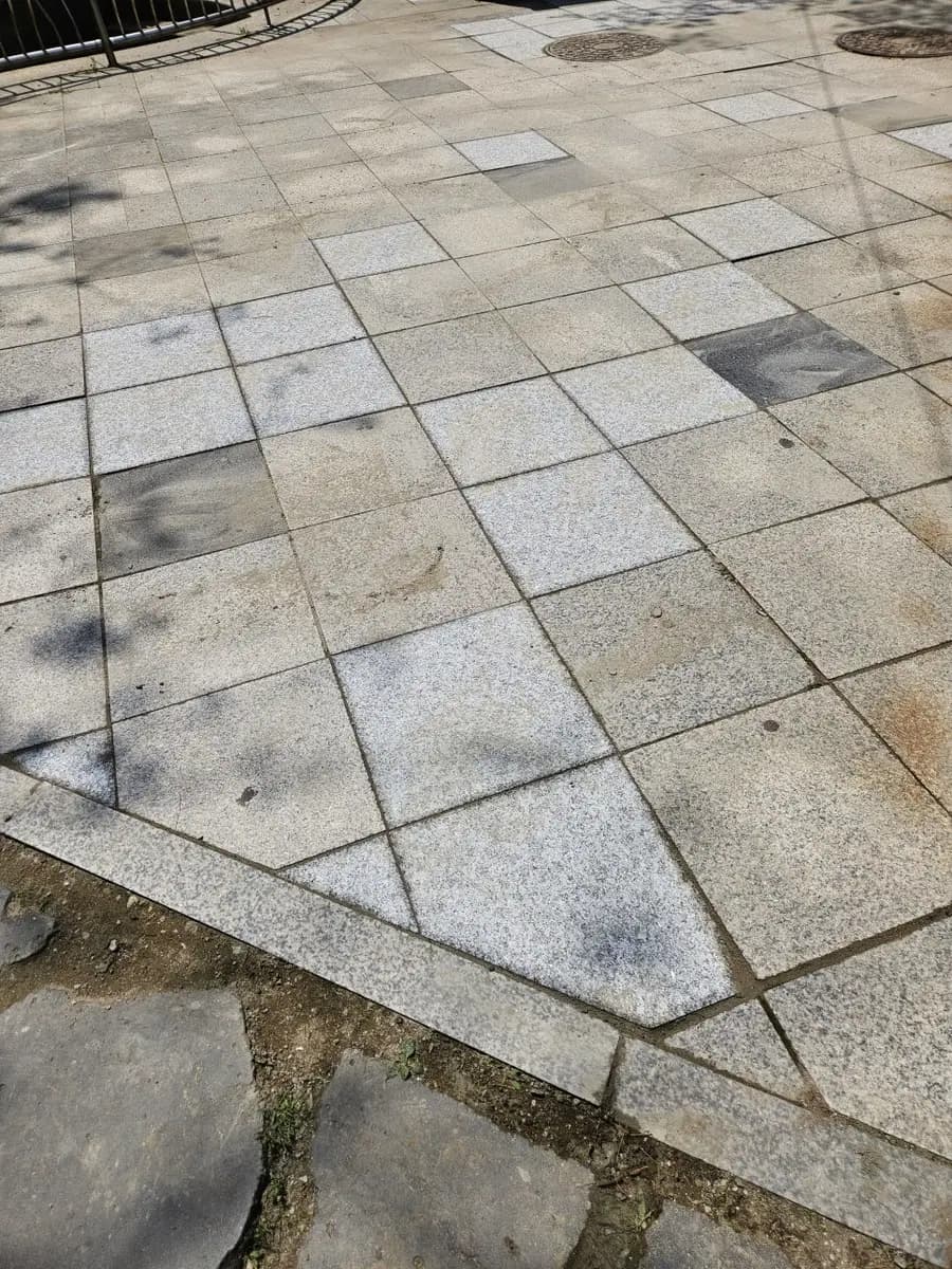 용인 바닥판석 교체 잘하는 곳 대리석 용인시 아파트 — 시공 후