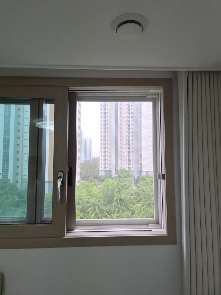 작은 이중창 샷시 삼성 창호형 에어컨 강동구 시공 사진 14